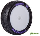 Louise E-Phantom Buggy 2WD Front Tire With White Rim - SuperSoft - Team Losi 22 (2)