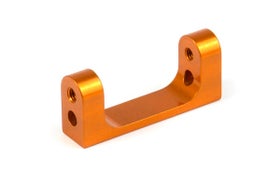 Xray T4 Alu 1-Piece Lower Rear suspension Holder - Orange