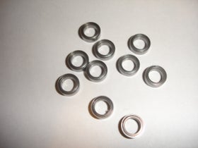 EuroRC 1/4x3/8x1/8 R168ZZ Ball Bearing (10)