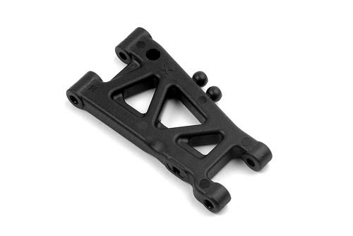 Xray Composite Rear Susp. Arm 1-Hole - Hard - V2