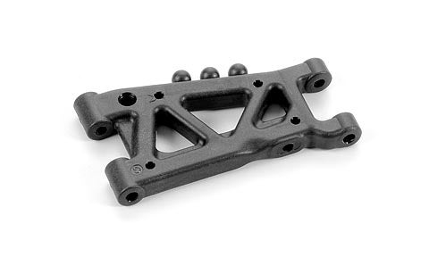 Xray Rear Suspension Arm - Graphite - 1-Hole