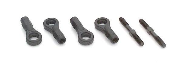 Xray Adj. Rear Turnbuckle L/R 25 mm - Spring Steel + Ball Joint (2+4)