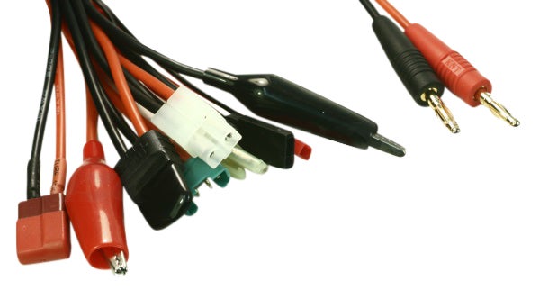 EuroRC Charging Cable Deans - Futaba - JST - Tamiya - Micro Tamiya - MPX - TRX - Clip - DIY