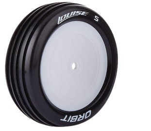 Louise E-Orbit 2WD Front Tire With White Rim - SuperSoft - Team Losi 22 (2)