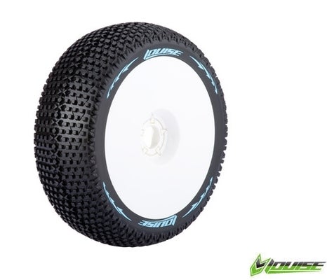 Louise 1:8 B-Turbo With White Rim - Mounted - Soft (2)